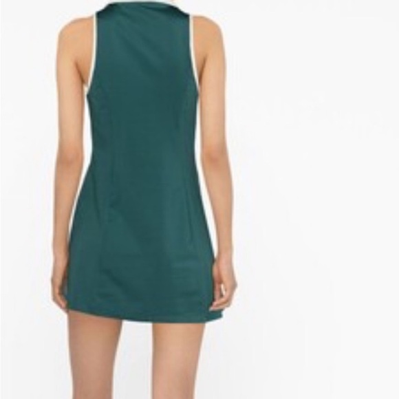 Reformation Leslie Ecomove‎ Zip Front Active Dress in Pine NWT - Picture 4 of 13